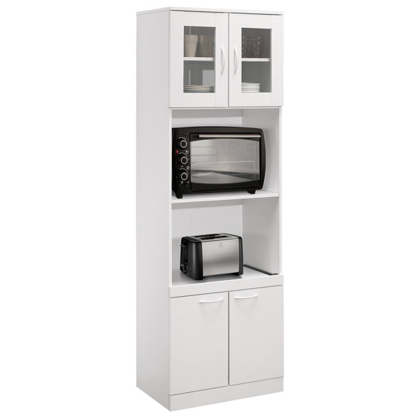 InRoom Designs Tall Kitchen Pantry Microwave Storage & Reviews
